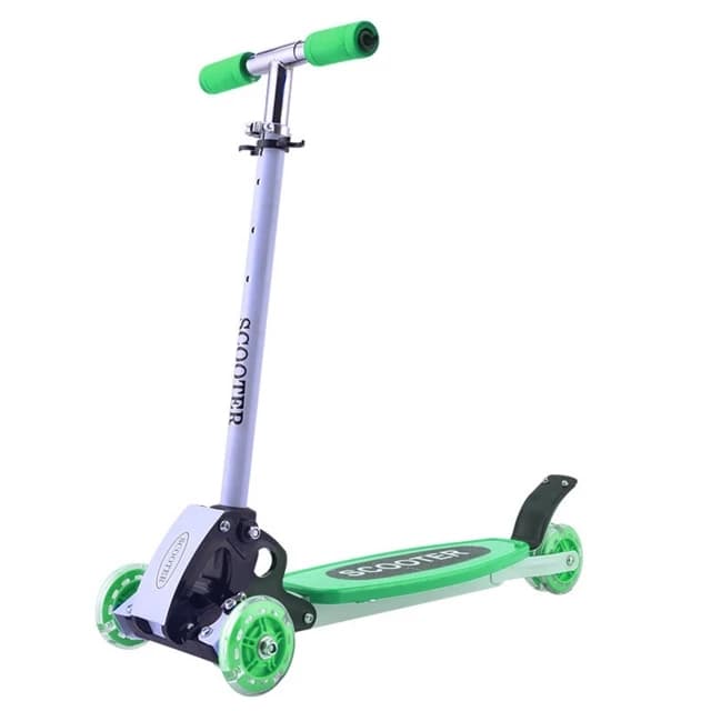 ສະກູດເຕີເຫລັກ 3ລໍ້ແລະ4ລໍ້ scooter ຂອງຫຼິ້ນເດັກ ຮັບນ້ຳໜັກໄດ້30ກິໂລ SP-A008 - ภาพที่ 2