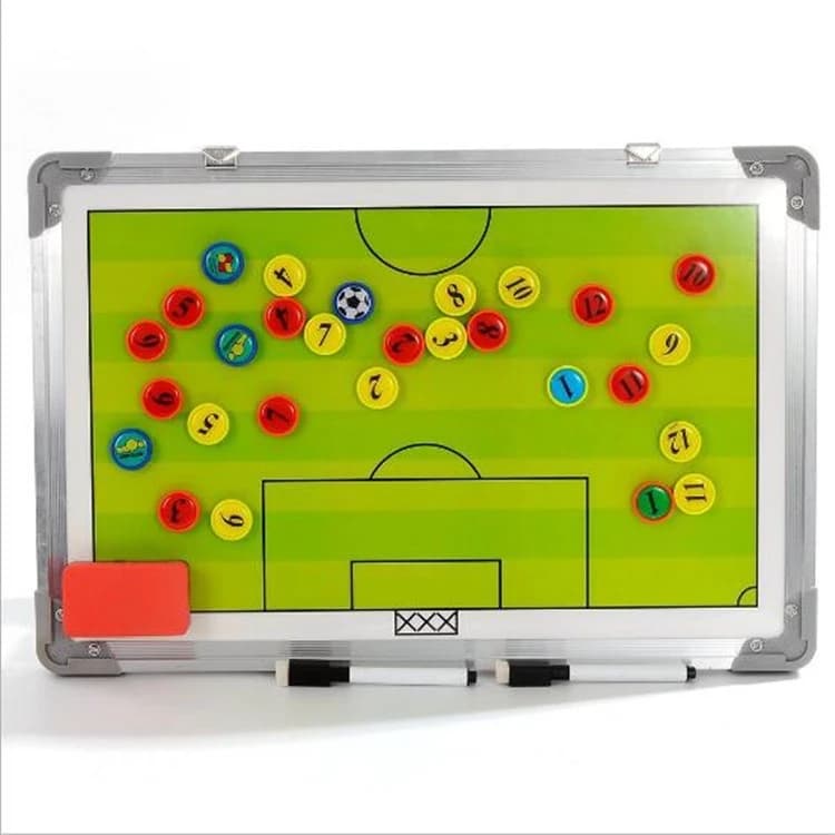 ເກມບານກະດານກົນລະຍຸດ Tactics BOARD Coaching Match ບອດຝືກຊຸດ ແຖມຟີບິກຂຽແຜ່ນ ແມ່ເຫຼັກຜູ້ຫລີ້ນ ແລະແປງລົບ(Sp-A012)