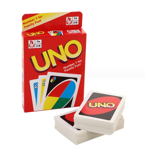 ຢູ່ໂນ້ UNO, ກ່ອງເຫຼັກ, UNO FLIP ແລະຕົ້ນສະບັບ, ບັດ UNO, ບັດເກມ, ສາມາດຫຼີ້ນໄດ້ຫຼາຍຄົນ (Sp-A012)