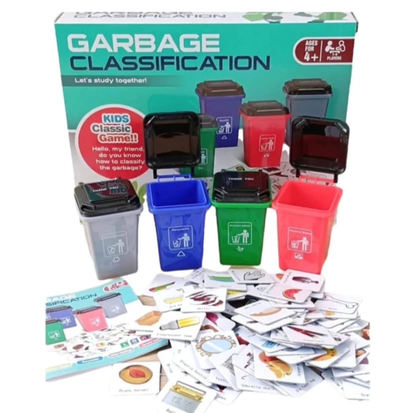 ເກມກະດານ, ເກມຈັດຮຽງຂີ້ເຫຍື້ອ, ເກມຈັດປະເພດຂີ້ເຫຍື້ອ, ເກມຝຶກຄຳສັບ, ການຈັດຮຽງຂີ້ເຫຍື້ອ, ບັດຄຳສັບ (Sp-A012)