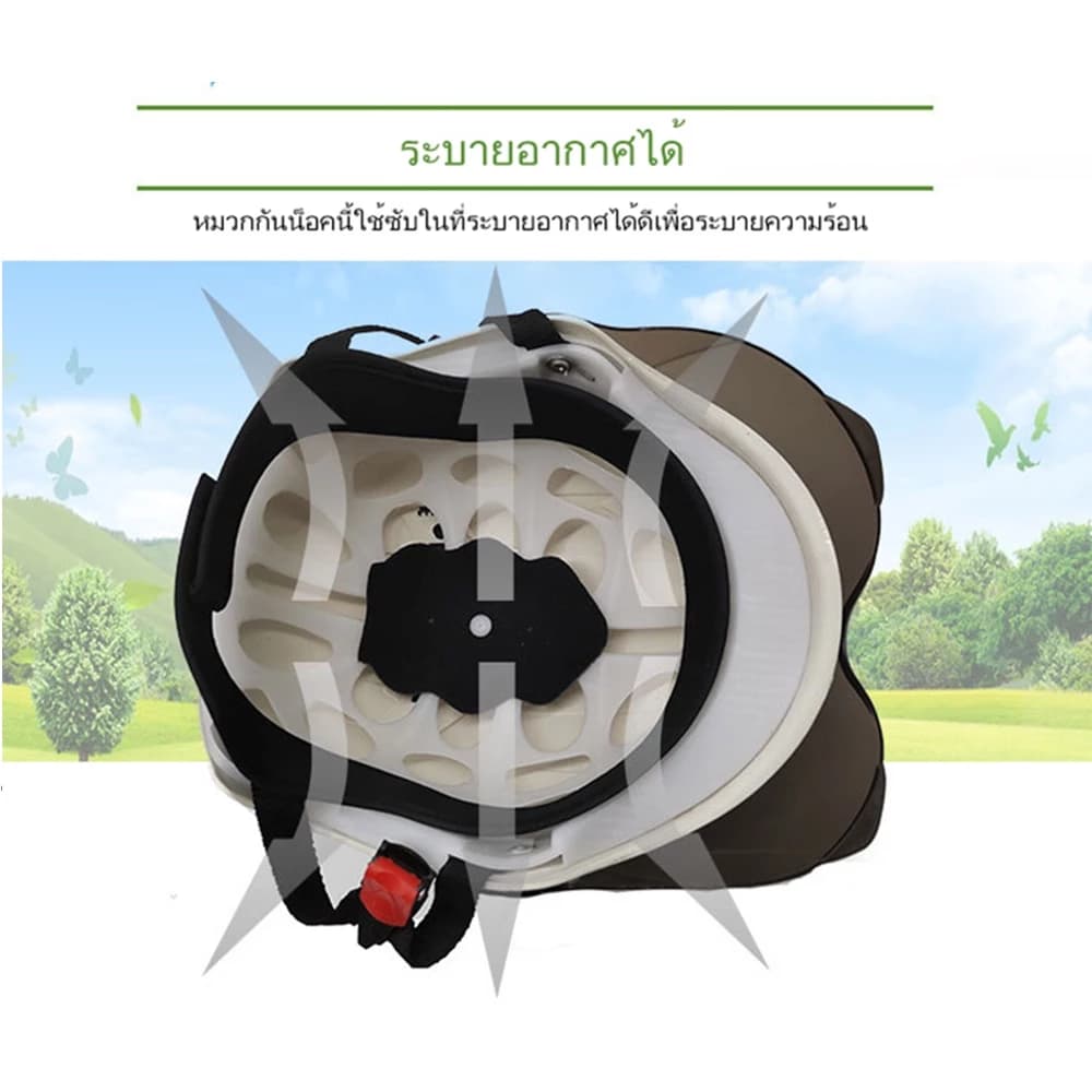 ໝວກກັນນ໋ອກ ໃຊ້ດີ ແຂງແຮງທົນທານ (SP-A007) - ภาพที่ 3