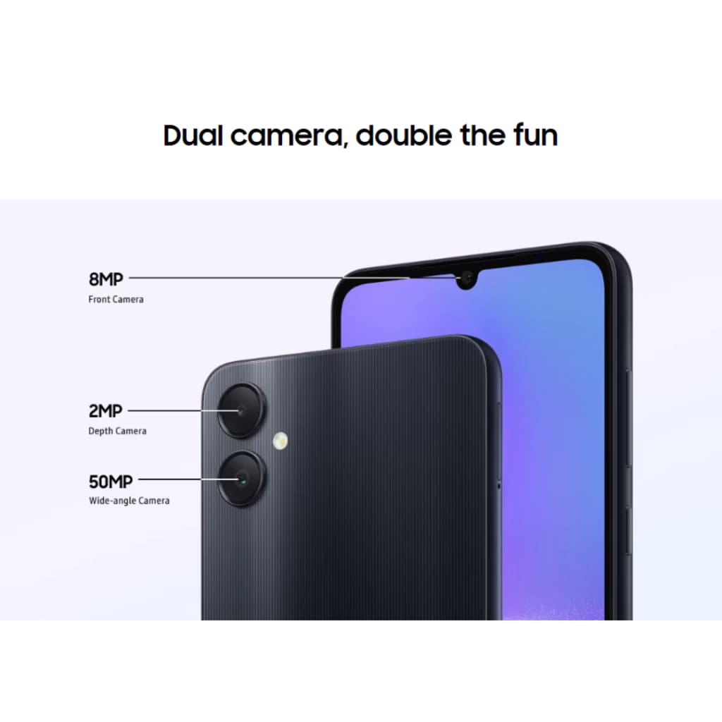 ໂທລະສັບ ຍີ່ຫຍໍ້ Samsung Galaxy A05 6GB/128GB ກວ້າງ 6.7 ນີ້ວ  (SP-A007) - ภาพที่ 5